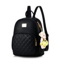 Kausbabi® Girls Fashion Backpack Cute Mini Leather Backpack Purse for Women (KB-0032-BLACK)...