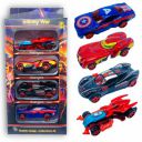 KAVANA Diecast Metal Car Toys for Kids - Pack of 4 Small Mini Metal Racing Cars...