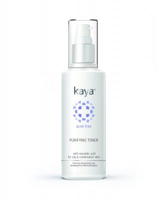 Kaya Clinic Acne Free Purifying Toner, Alcohol free Toner with Mandelic Acid & Niacinamide for combination, oily skin, 100 ml