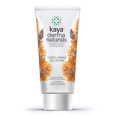 Kaya Clinic Licorice Luminous Peel-Off Mask gentle mask for brighter skin for normal to oily skin types 50 ml