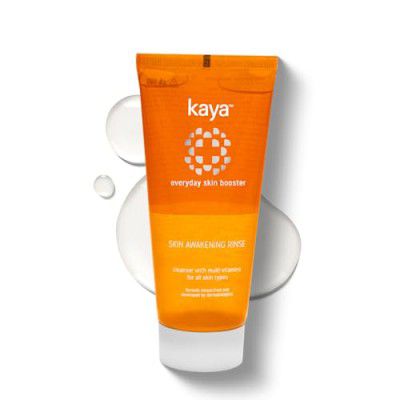 Kaya Clinic Skin Awakening Rinse, With Niacinamide, Vitamin C, A & E daily use face wash, all skin types 100 ml