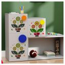 Kayra Decor Flower Pot Wall Painting Stencil - Size 12 inch x 12 inch....