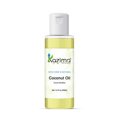 KAZIMA Coconut Carrier Oil (Extra Virgin) 100% Pure Natural & Undiluted Oil - Cold Pressed