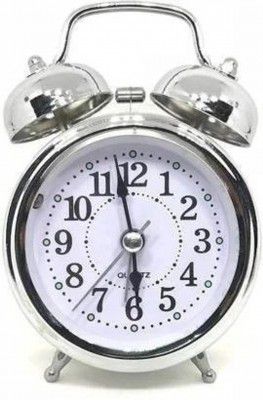 kb trade Analog Silver Clock