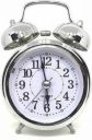 kb trade Analog Silver Clock...