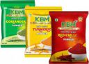 KBM Premium 100% Organic Turmeric, Coriander & Red Chilli Powder Masala Combo for Cooking  (3 x 500 g)...