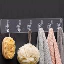 KBS Transparent Wall Hanger 6-Hook-Hanger Hooks...