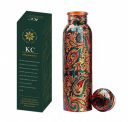 KC Pure Copper Designer Water Bottle with Leak Proof Protection, (1000ml, 1Unit)...