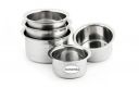 KCL Ekonomica Stainless Steel Kitchen Tope Induction & Standard Utensils Cookware Set - 5 (Capacity 500 ml, 750 ml, 1000 ml, 1500 ml, 2000 ml)...