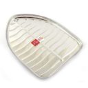 KCL Stainless Steel Leaf Shaped Banana Plates/Dinner Plates/Lunch Plates- 6 Unit (Diameter -23.5 Cms) (No. 4, 1)...