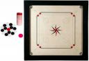KCRT Carrom Board 20 inch With Power coin 4mm,sticker, Pouder Board Game Carrom Board Board Game...