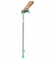 Kds Surgical 1 Leg C Green Steel Height Adjustable Men Women Old Age People Patient Walking Stick...