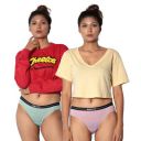 Kearo Women Antibacterial Modal Panty | Pack of 2 | Sweat-Absorbent, Stretchable and Odour Free...