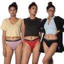 Kearo Women Antibacterial Modal Panty | Pack of 3 | Sweat-Absorbent, Stretchable and Odour Free...