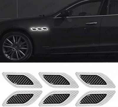 Kelenate® (White) 6Pcs 3D Strong Reflective Stripe Stickers 