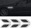 Kelenate® (White) 6Pcs 3D Strong Reflective Stripe Stickers ...