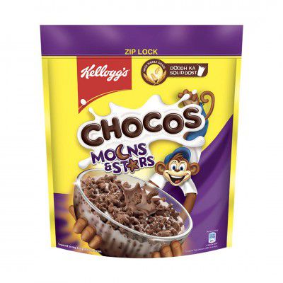Kellogg's Chocos Moons & Stars | 1.15 /1.2 Kg Pack (Weight May Vary)