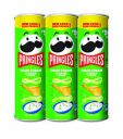 Kellogg's Pringles Sour Cream and Onion, 3 x 107 g...