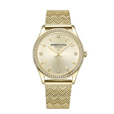 Kenneth Cole Analog Yellow Dial Women's Watch-KCWLG2222801LD
