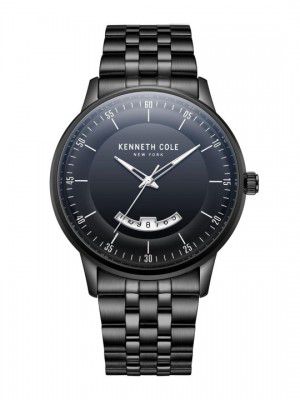 Kenneth Cole Men Black Dial & Black Stainless Steel KCWGH2221202MN Analogue Watch