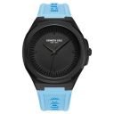 Kenneth Cole Quartz Analog Black dial Silicone Strap Watch for Men-KCWGM0020801MN...