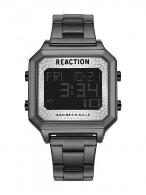 Kenneth Cole Reaction Digital White Dial Women's Watch-KRWGJ9008003