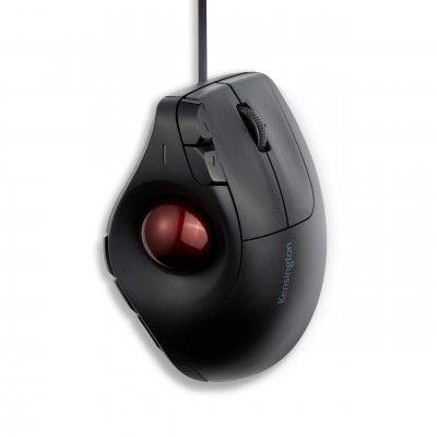 Kensington Pro Fit™ Ergo Vertical Wired Trackball Mouse (Black)