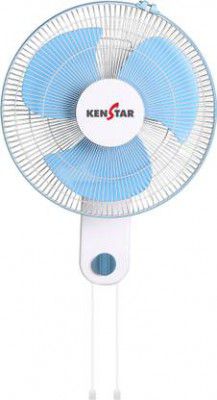 Kenstar Draft Speed 400 mm 3 Blade Wall Fan  (White, Blue)