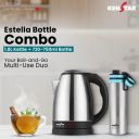 Kenstar ESTELLA COMBO Electric Kettle 1.8L & Stainless Steel Bottle...
