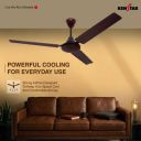 Kenstar Vortex Max with 2 Year Warranty 1200 mm Ceiling Fan (1 Star | Brown | Pack of 1)...