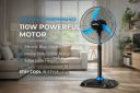 Kenstar Wind Speed Ultra BLU with 24 Months Warranty 400 mm Pedestal Fan...