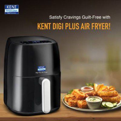 KENT Digi Plus Air Fryer 4L |1300W | Black Air Fryer