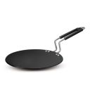 KENT Hard Anodised Roti Tawa 25 CM | Non Reactive, Non Toxic, & Non staining Food Grade Surface | 4.88 mm Thick Base for Uniform Heating | Cool Touch bakelite Handle | Induction Friendly | Black...