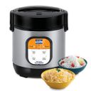 KENT Personal Rice Cooker 0.9-litres 180-Watt (Black and Silver)...