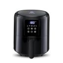 KENT Star Air Fryer With Led Display Touch Panel |1300 W &4L Capacity | Rapid Hot Air Technology | Fry, Grill, Roast, Steam & Bake | High Temperature & Uniform Heating, Black...