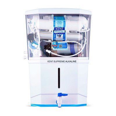 KENT Supreme Alkaline RO+UV Water Purifier 8L Storage, 4 Years Free Service