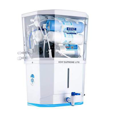 KENT Supreme Lite 2020 (11110), Wall Mountable, RO + UF + TDS Control, 8 L Tank, White, 15 LPH Water Purifier