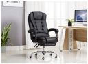 Kepler Brooks Italia High Back Reclining Leatherette Office/Desk Chair with Leg Rest (Black)...