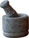 Kerala Traditional Ayurvedic Natural idikkalu and Crusher Mortar(Height 4inch) and Pestle Stoneware Masher...