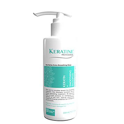 KERATINE PROFESSIONAL Shampoo| Infused with Keratin - Sulfate Free Shampoo for Dry Damaged or Color Treated Hai –Made in India