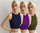 KERI PERRY Tops for Women Crop Top Pack of 3 Combo...