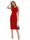 KERI PERRY Women's Red Lycra Solid Bodycon Western Dress | Dress for Women | A line Dress | Winter Dress | Western Dress | Latest Women Dress | Trendy Dress | Midi Dress...