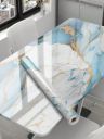 Kerok Marble Wallpaper for Walls – Elegant, Removable, Self-Adhesive Marble Effect Peel and Stick Wallpaper (60x200cm) (Aqura Sky Gold -1pc)...