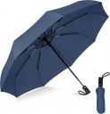 Kerok Portable Auto Travel Umbrella - Windproof for Rain...