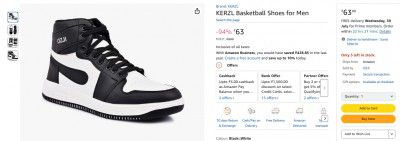 KERZL Basketball Shoes for Men