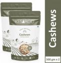 KESARCO 100% Natural Premium Whole Cashews , Kaju nuts, Gluten Free - 1 kg Cashews (1 x 1 kg)...