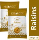 KESARCO Premium Seedless Green Raisins, Kishmish, Nutritious, Rich in Iron - 1 kg Raisins  (1 kg)...
