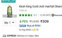 Kesh King Gold Anti Hairfall Shampoo, 1000 ml...