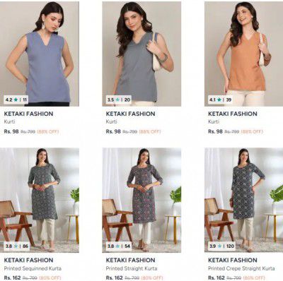 Ketaki Fashion Womens Clothing | Starts At Rs.98