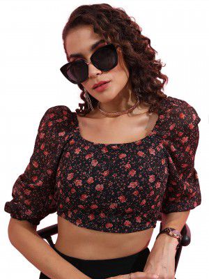 KETCH Women Regular Fit Printed Full Sleeve Tops